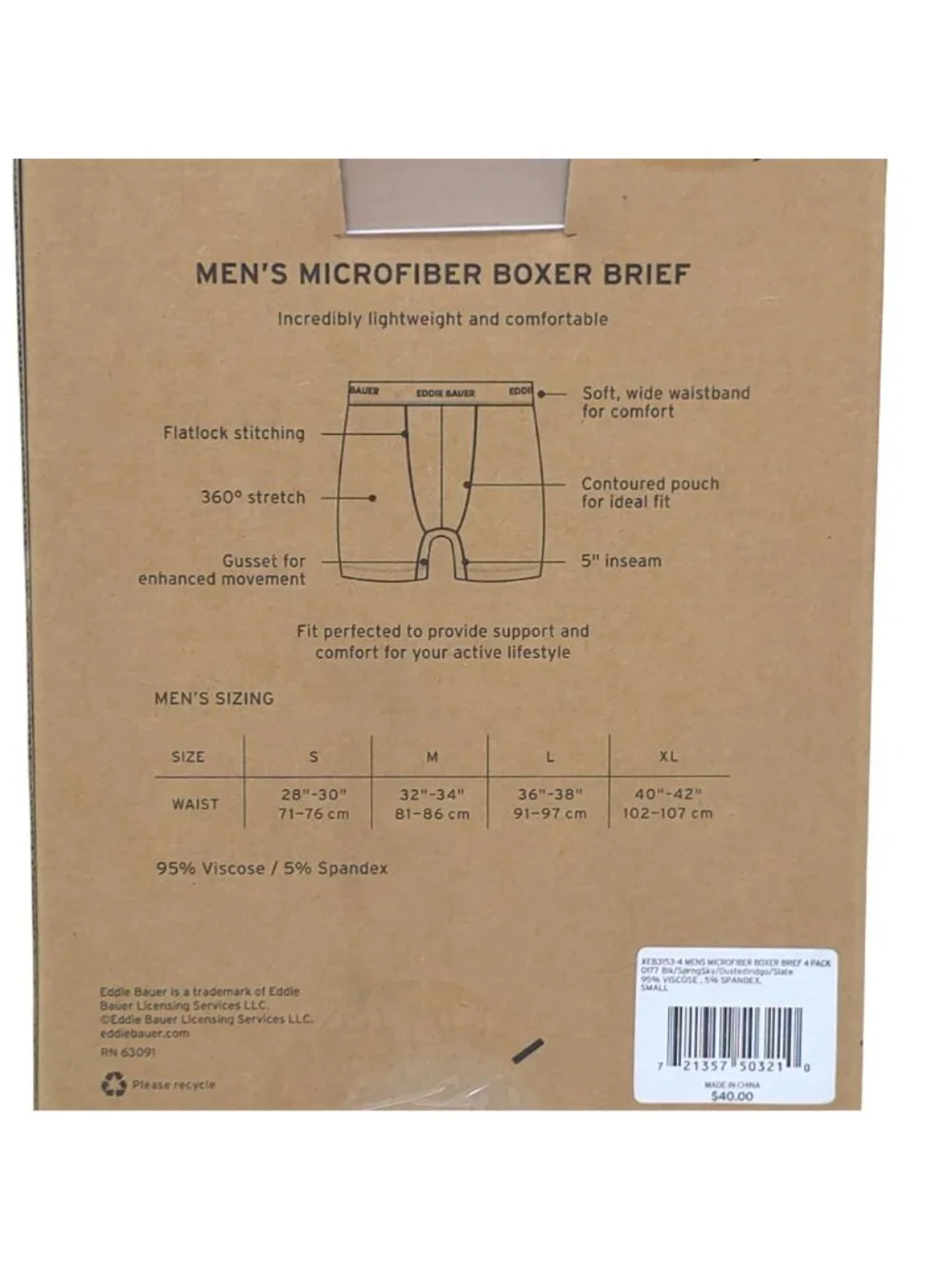 Eddie Bauer lightweight breathable